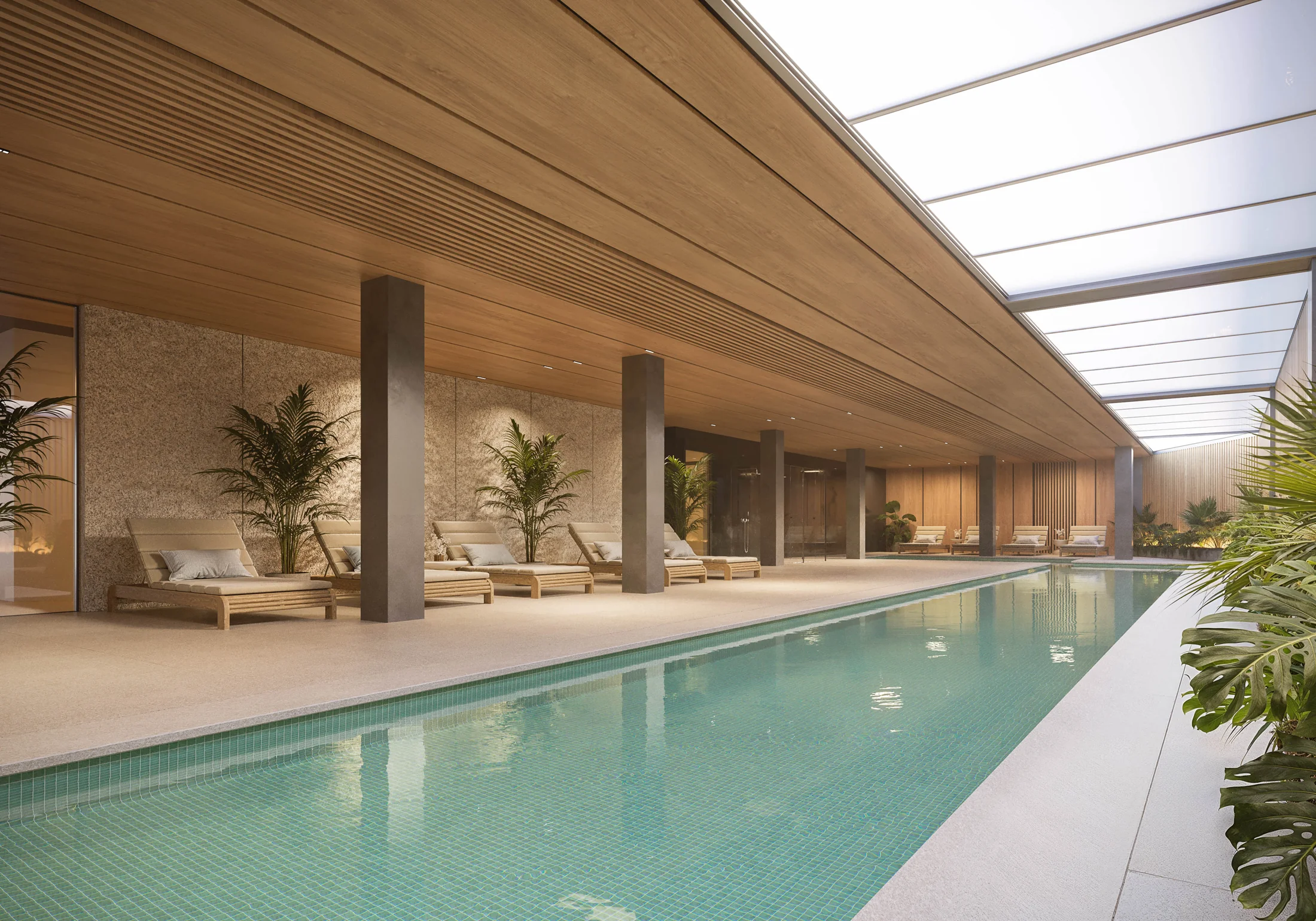 Indoor pool & spa